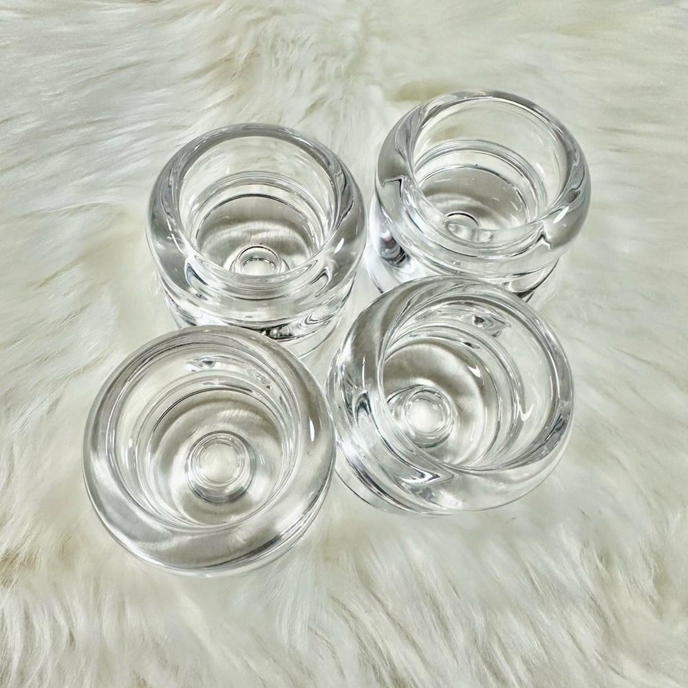 Room Essentials Transparent Glass Holders